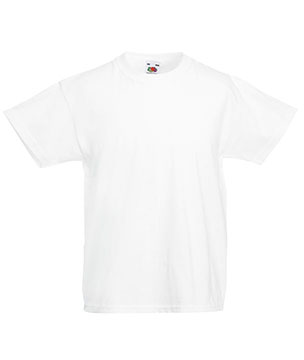 T-SHIRT ORIGINAL BAMBINO - FRUIT OF THE LOOM bianco T-SHIRT ORIGINAL BAMBINO - FRUIT OF THE LOOM bianco